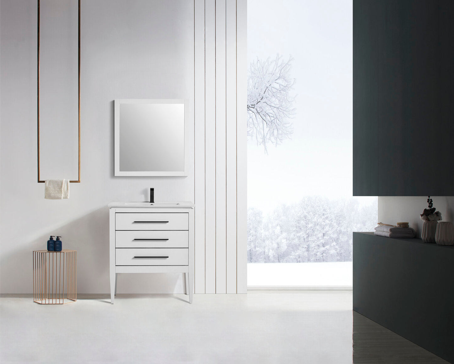 Bagno Italia London Bathroom Vanity Collection - Renoz