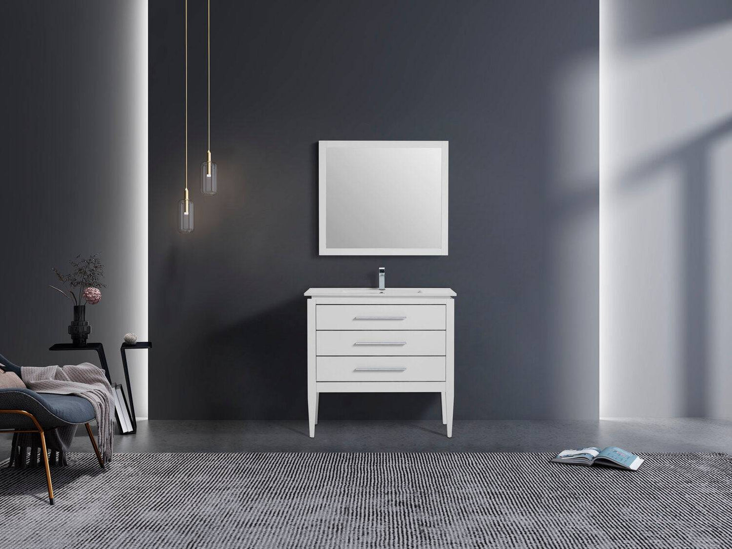 Bagno Italia London Bathroom Vanity Collection - Renoz