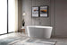 Bagno Italia Monaco One Piece Freestanding Bathtub With Drain MN111170