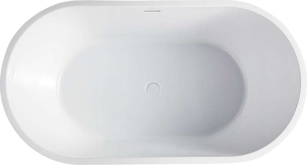 Bagno Italia Monaco One Piece Freestanding Bathtub With Drain MN111170