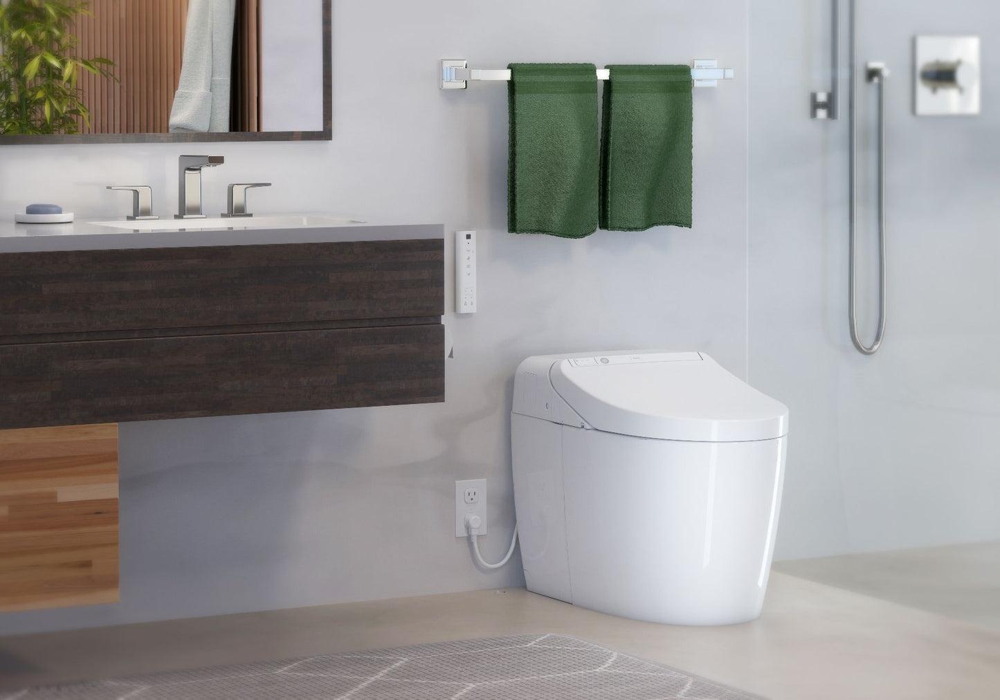 Toto Washlet G450 Integrated Smart Toilet - 1.0 GPF & 0.8 GPF MS922CUMFG