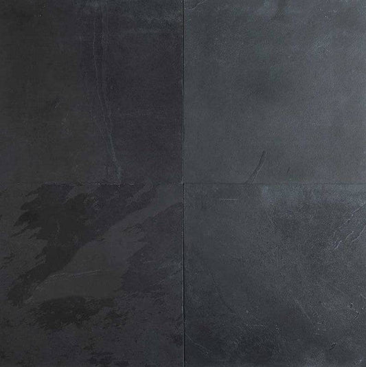 MSI Montauk Black Slate Tile Gauged 16" x 16" - Renoz