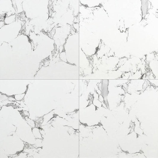 MSI Statuario Polished Porcelain Tile 24" x 24" - Renoz