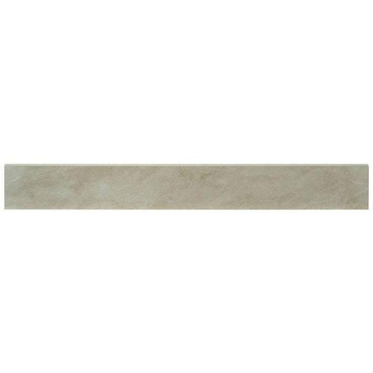 MSI Praia Crema Bullnose Porcelain Tile Polished 3" x 24" - Renoz