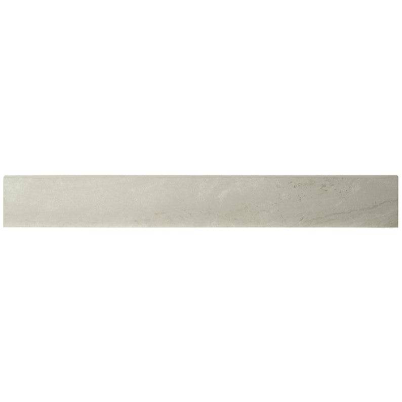 MSI Praia Gray Bullnose Porcelain Tile Matte 3" x 24" - Renoz