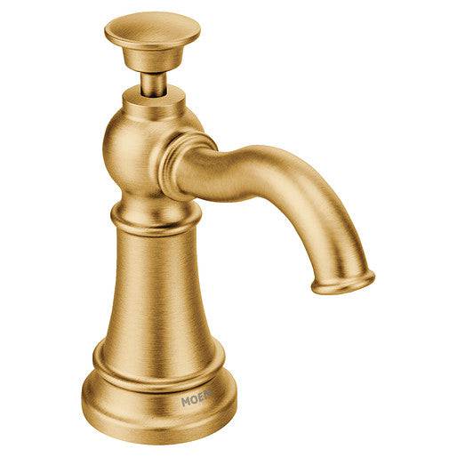 Moen Traditional Soap Dispenser Brushed Gold - Renoz