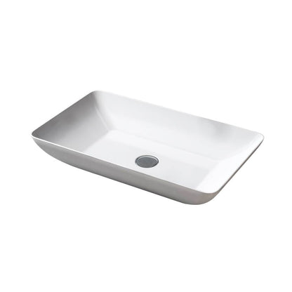 Slik Portfolio - Slik Stone Rectangular Solid Surface Vessel Sink