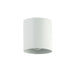 Dainolite 1 Light Flush Mount Ceiling Light, Matte White