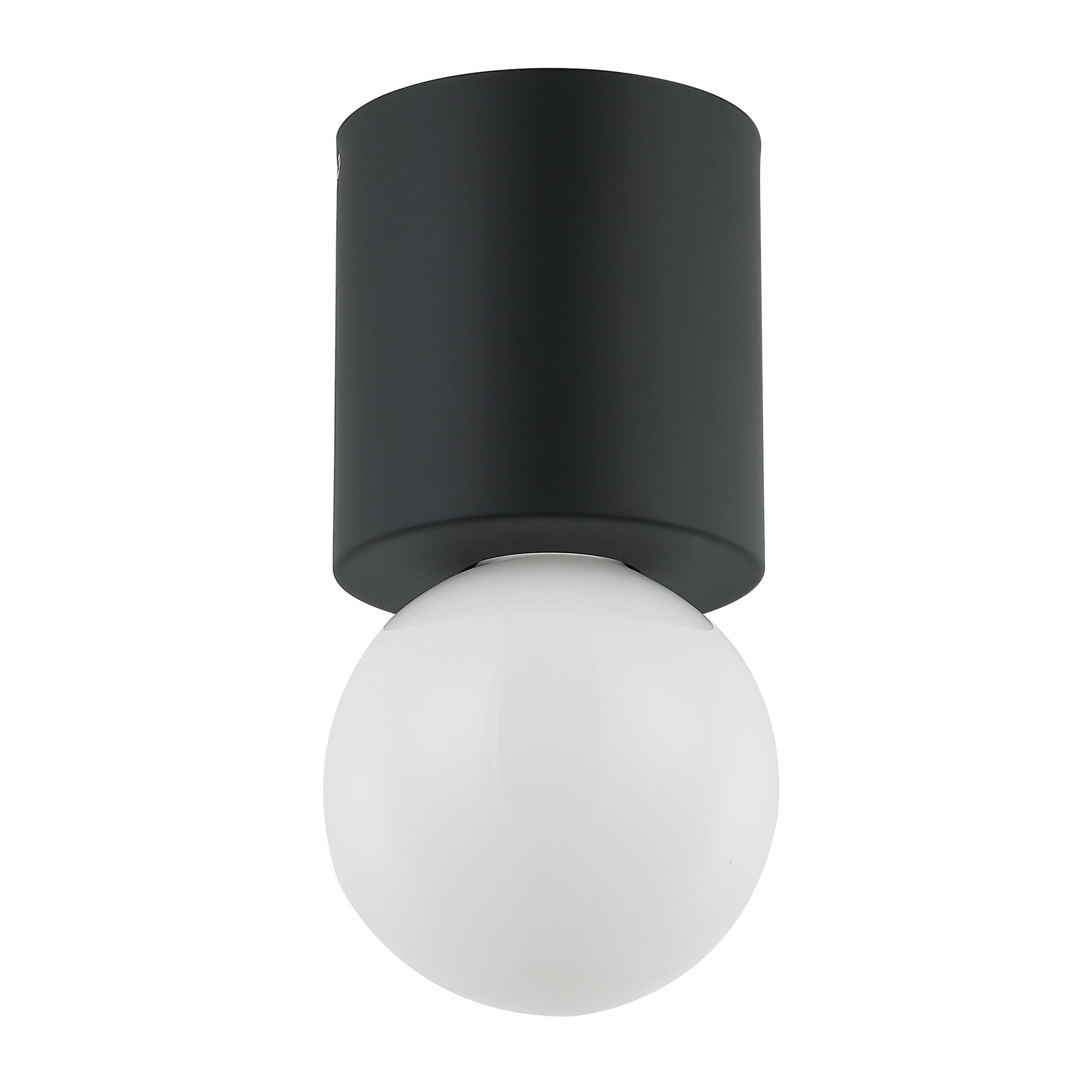 Dainolite 1 Light Matte Black Flush Mount - Renoz