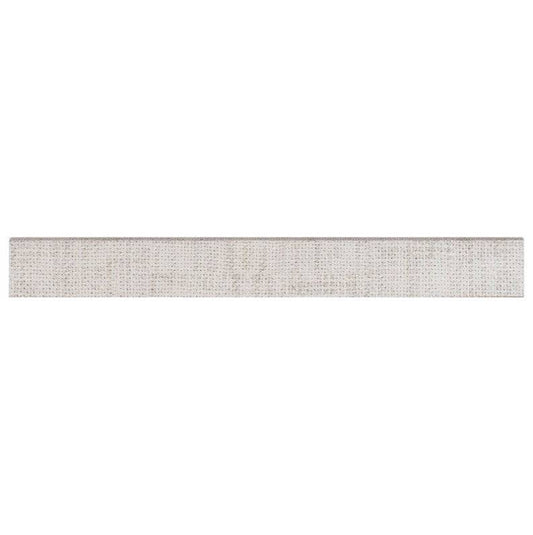 MSI Tektile Crosshatch Ivory Bullnose Porcelain Tile Matte 3" x 24" - Renoz