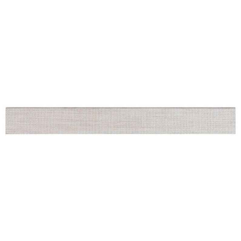 MSI Tektile Lineart Gray Bullnose Porcelain Tile Matte 3" x 24" - Renoz