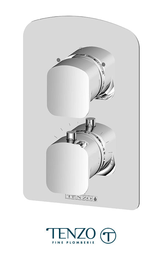 Tenzo - Delano Thermostatic Box Valve With 2 Functions DET32