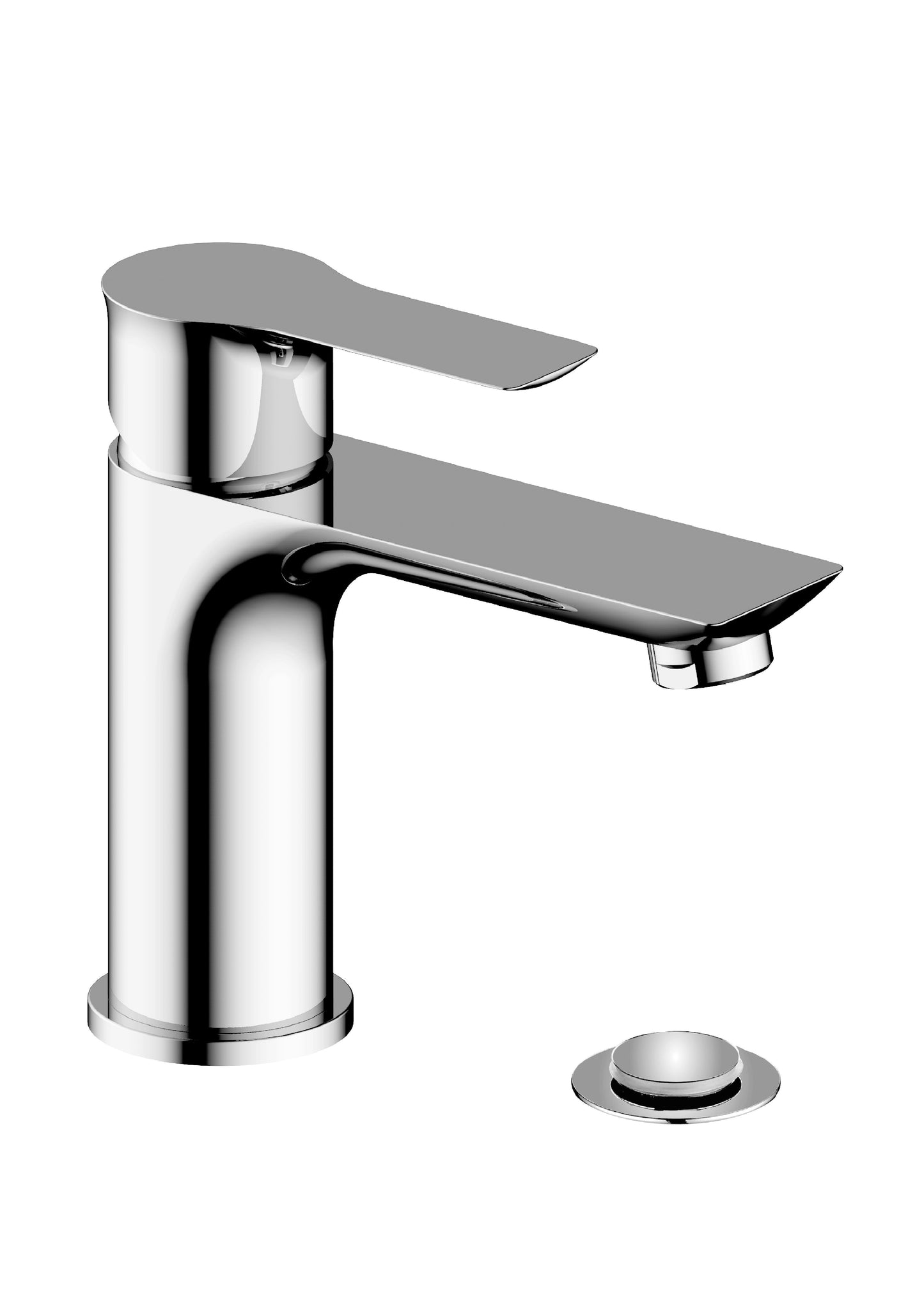 Tenzo Galia Single Hole Lavatory Faucet With Overflow Drain