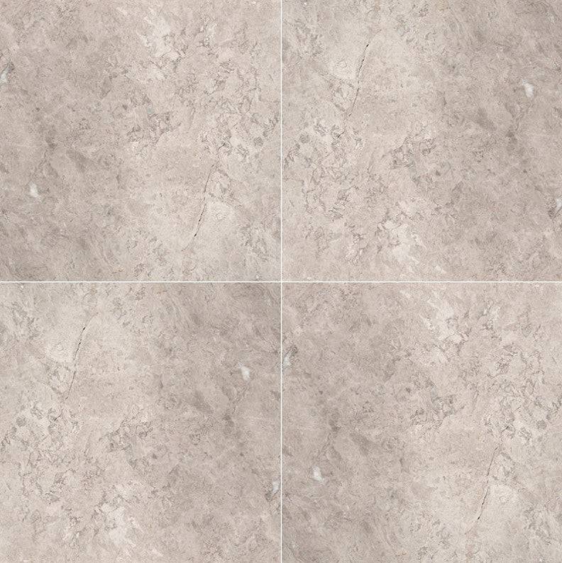 MSI Backsplash and Wall Tile Tundra Gray Polished Marble Tile 18" x 18" - Renoz