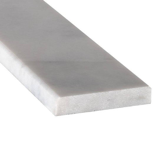 MSI Turkish Carrara Polished Double Beveled 4" x 36" x 0.75" - Renoz