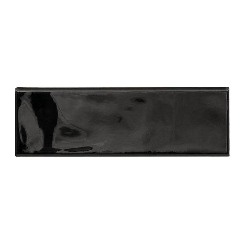 MSI Urbano Ink Bullnose Ceramic Tile Glossy 4" x 12" - Renoz