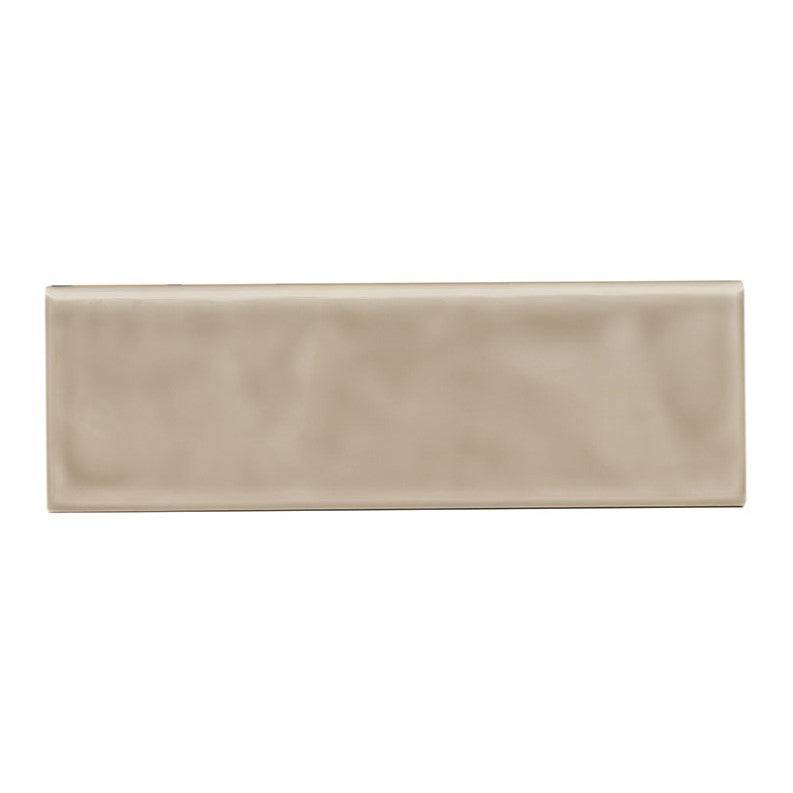 MSI Urbano Warm Concrete Bullnose Ceramic Tile Glossy 4" x 12" - Renoz