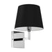 Dainolite 1 Wall Light Black Shade