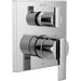 Delta Angular Modern Monitor 14 Series Valve Trim with 3-Setting Integrated Diverter-Chrome (Valve Sold Separately)