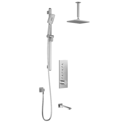 Kalia Kareo Tb3 Shower Systems With Push-button Valve (2101)