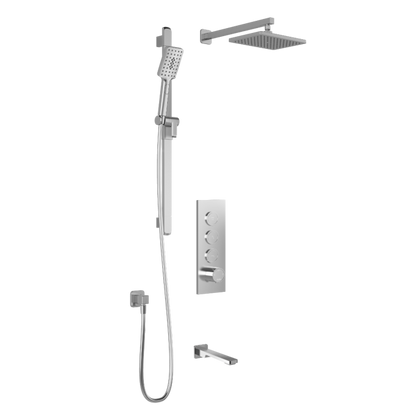 Kalia Kareo Tb3 Shower Systems With Push-button Valve (2101)