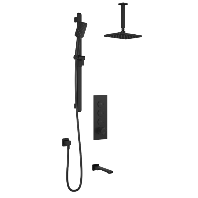 Kalia Kareo Tb3 Shower System With Push-button Without Valve (BF2102)