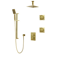 Kodaen Diamond Three Way Thermostatic Shower System - Kit 3