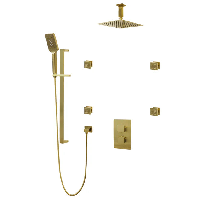 Kodaen Diamond Three Way Thermostatic Shower System - Kit 2