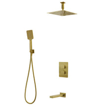 Kodaen Diamond Three Way Thermostatic Shower System - Kit 4 - F57123