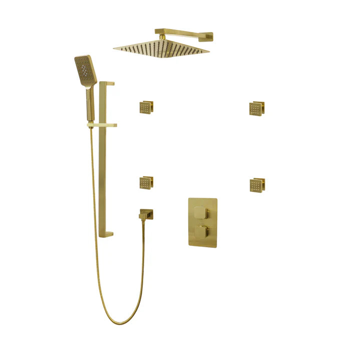 Kodaen Diamond Three Way Thermostatic Shower System - Kit 2