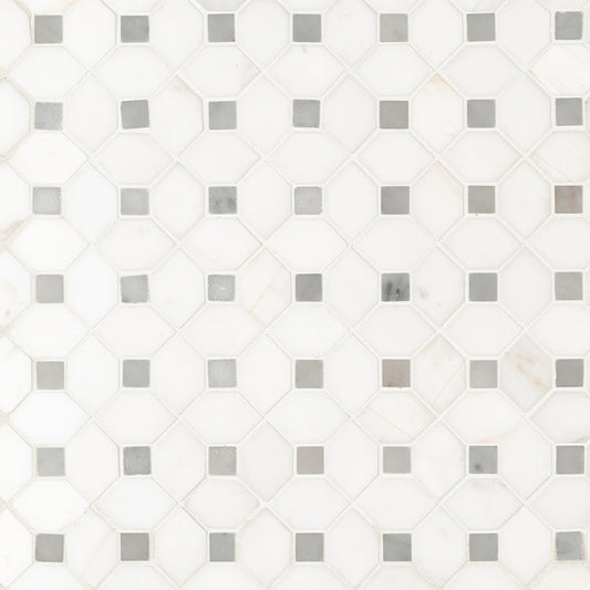 MSI Bianco Dolomite Dotty Pattern Mosaic