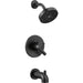 Delta TRINSIC Monitor 17 Series H2Okinetic Tub & Shower Trim -Matte Black (Valve Sold Separately)