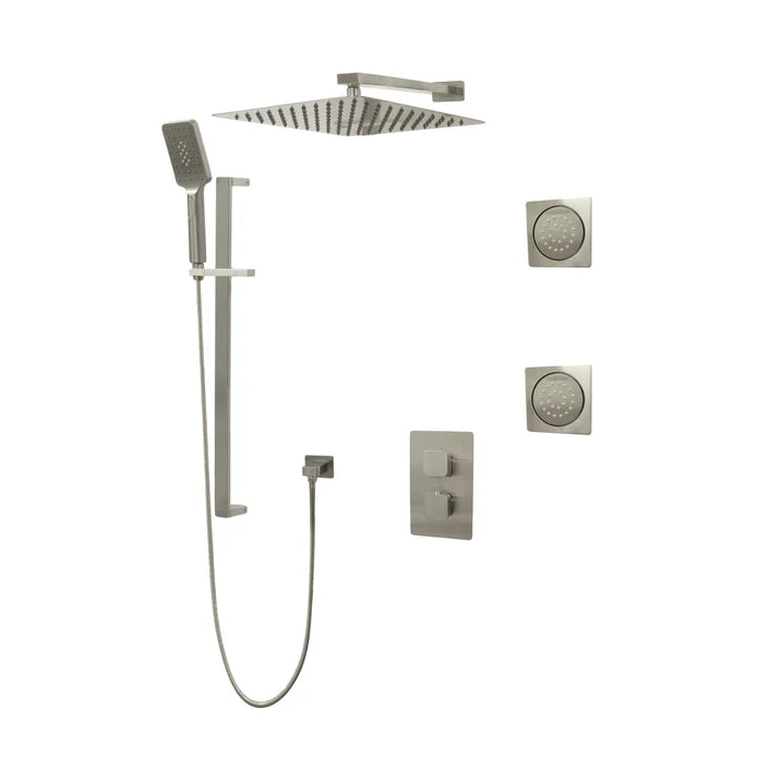 Kodaen Diamond Three Way Thermostatic Shower System - Kit 3