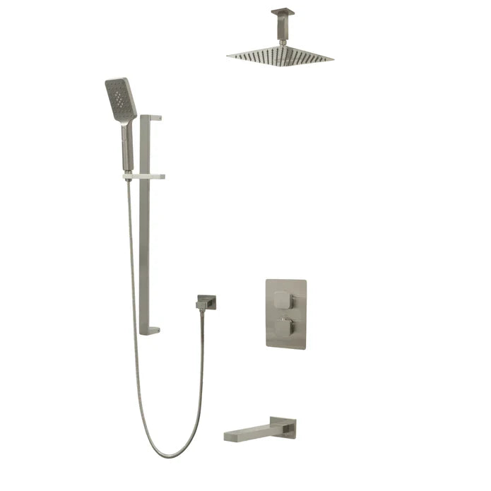 Kodaen Diamond Three Way Thermostatic Shower System - Kit 1