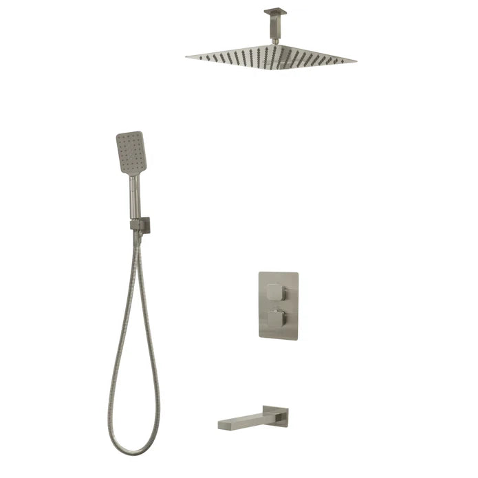 Kodaen Diamond Three Way Thermostatic Shower System - Kit 4 - F57123