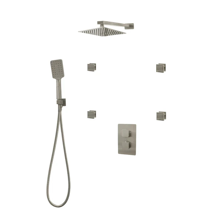 Kodaen Diamond Three Way Thermostatic Shower System - Kit 5 - F57123