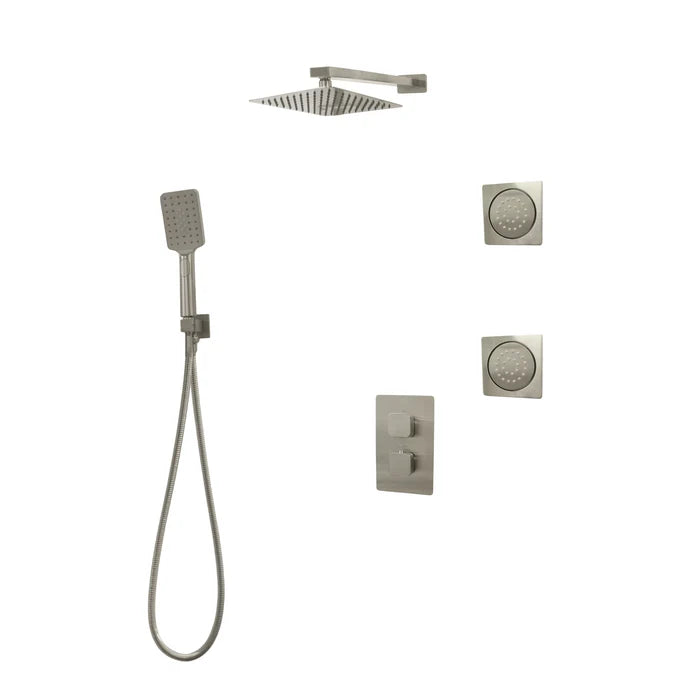 Kodaen Diamond Three Way Thermostatic Shower System - Kit 6 - F57123