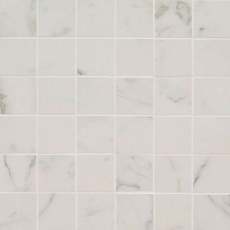 MSI Calacatta Isla Porcelain Tile 2 x 2 Mosaic