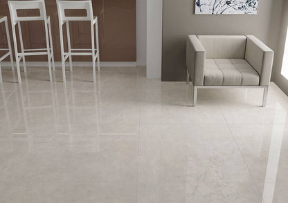 MSI Monza Cemento Porcelain Tile Polished 35" x 35" - Renoz