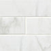 MSI Classique Carrara White Glossy Ceramic Subway Tile 4