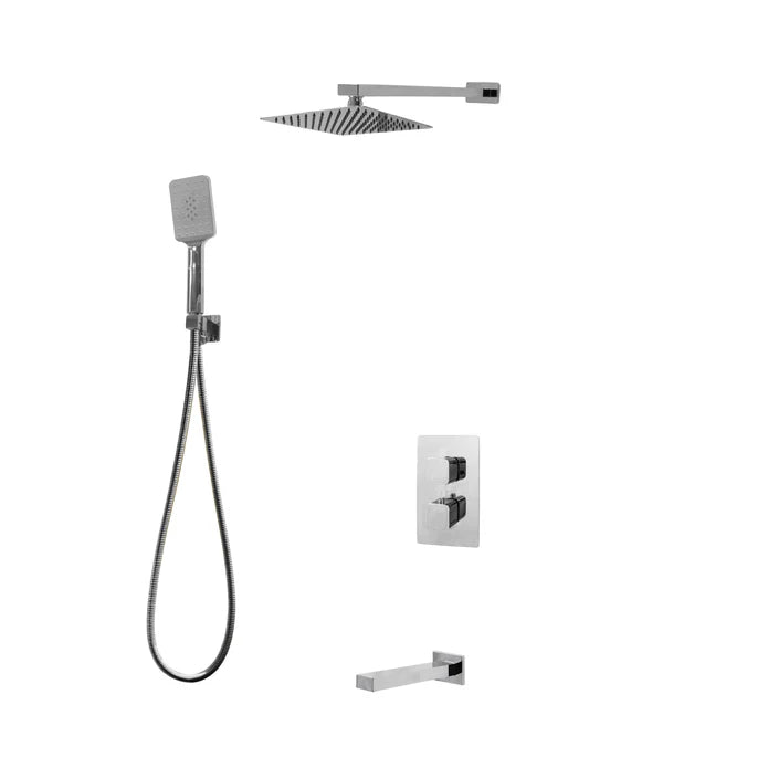 Kodaen Diamond Three Way Thermostatic Shower System - Kit 4 - F57123