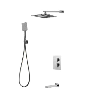 Kodaen Diamond Three Way Thermostatic Shower System - Kit 4 - F57123