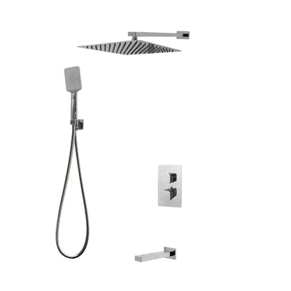 Kodaen Diamond Three Way Thermostatic Shower System - Kit 4 - F57123