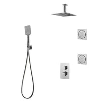 Kodaen Diamond Three Way Thermostatic Shower System - Kit 6 - F57123