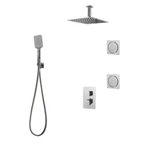 Kodaen Diamond Three Way Thermostatic Shower System - Kit 6 - F57123