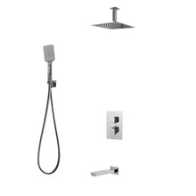 Kodaen Diamond Three Way Thermostatic Shower System - Kit 4 - F57123