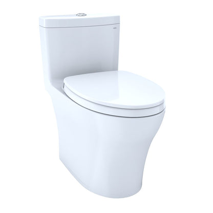 Toto Aquia IV Elongated UH Skirted Dual Flush Toilet With Seat MS646124CEMFGN