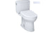 Toto Drake II Two-piece Toilet With S7A Washlet Bidet Seat - 1.28 GPF