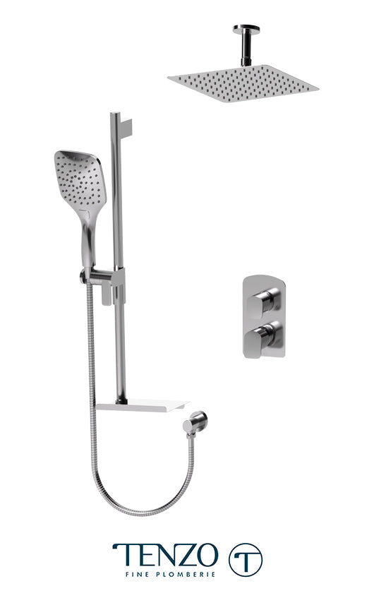 Tenzo - Delano T-box Shower Kit With 2 Functions (Pressure Balanced) - DEPB32-21331