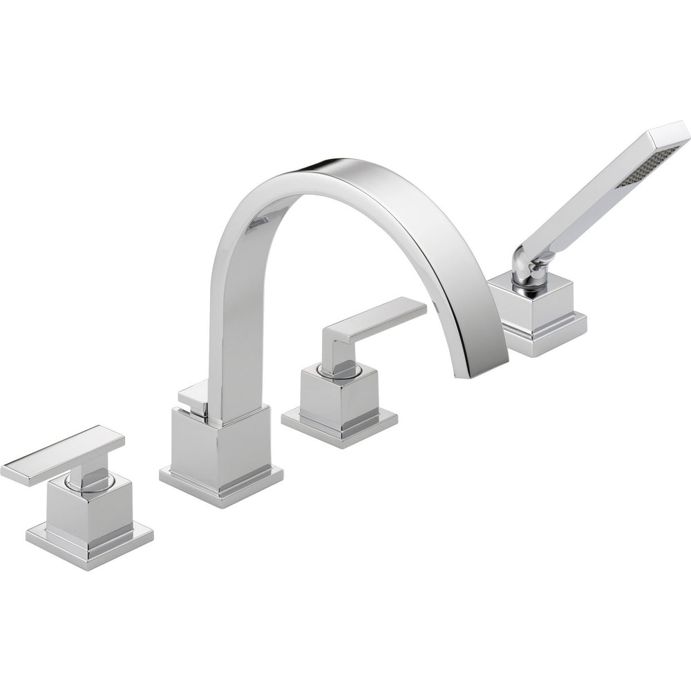 Delta VERO Roman Tub Filler Trim with Hand Shower -Chrome